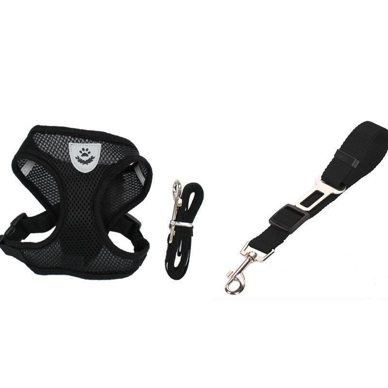 Dog Car Seat Belt Leash – Safety Harness for Pet Travel