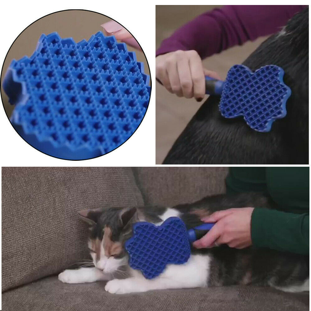 Gentle Pet Hair Remover Brush for Easy Grooming