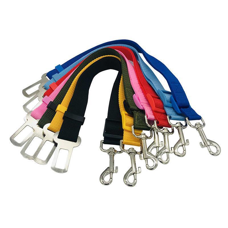 Dog Traction Belt with Telescopic Rope for Car Safety – Adjustable & Durable