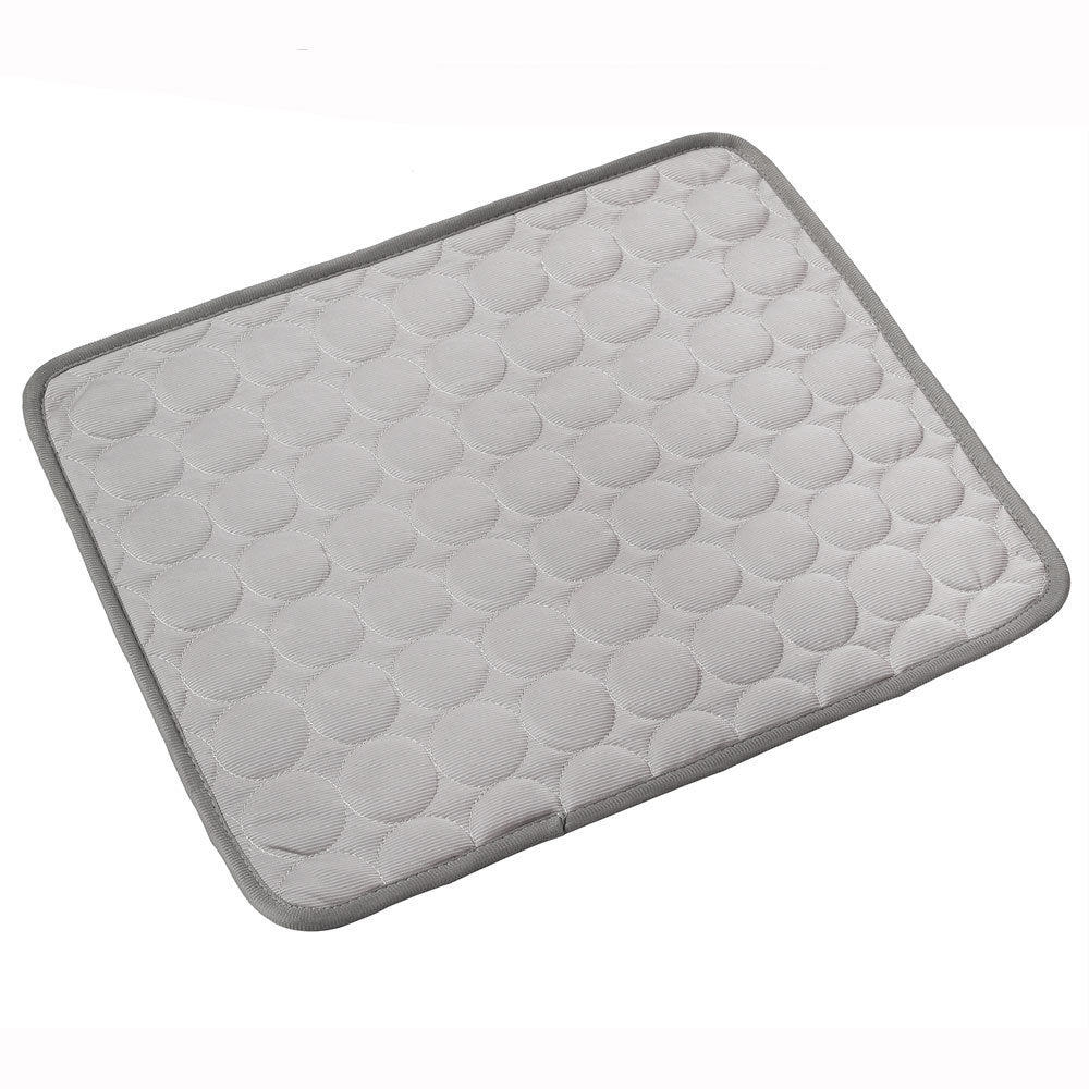 Pet Cooling Bed – Ice Silk Summer Mat for Dogs & Cats