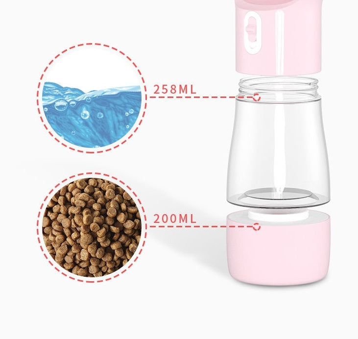 Portable Dog Water Dispenser – Travel Bottle for Walks & Hiking