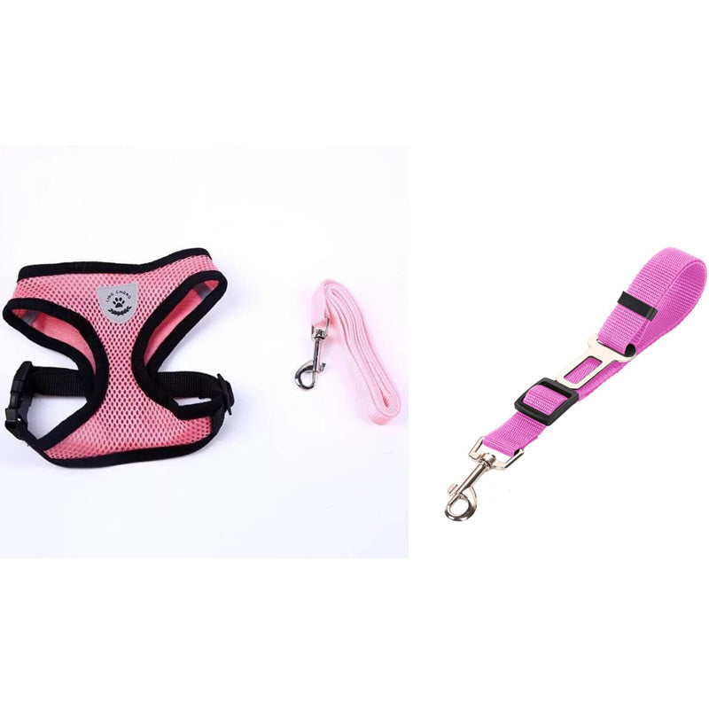 Dog Car Seat Belt Leash – Safety Harness for Pet Travel
