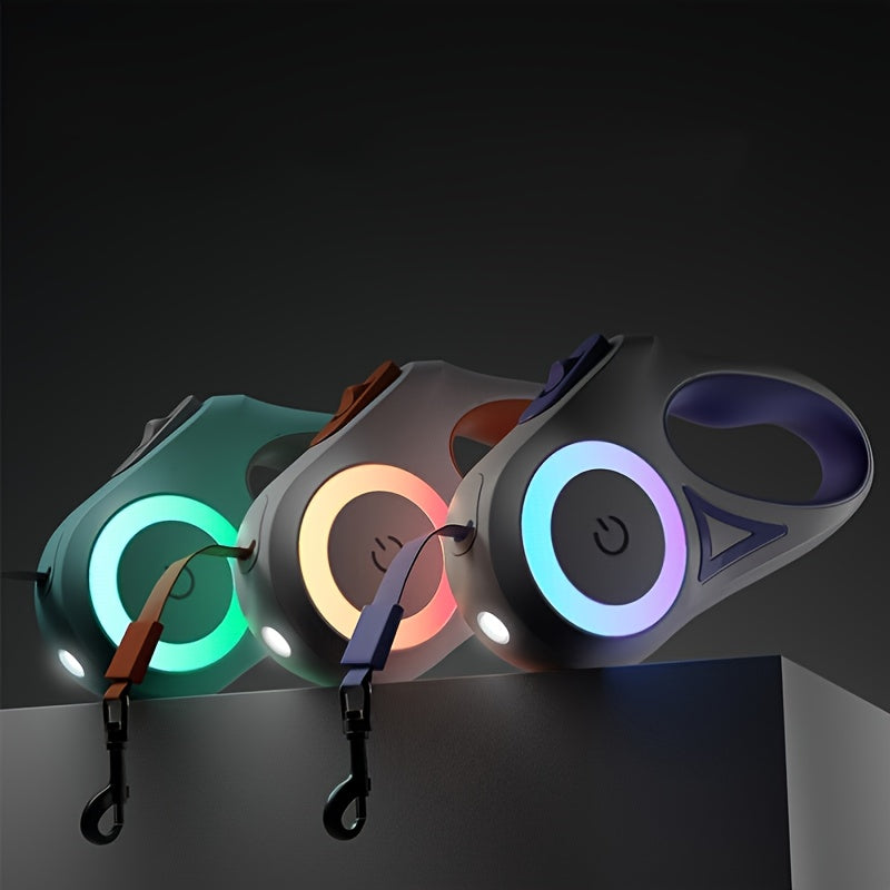 Retractable Dog Leash and Collar Combo: