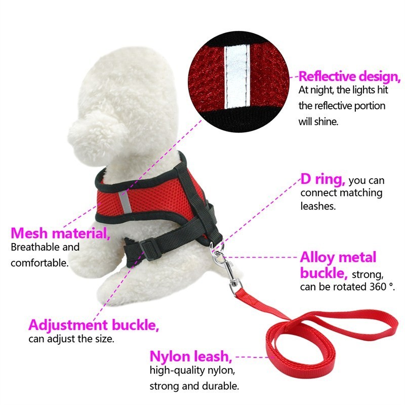 Dog Car Seat Belt Leash – Safety Harness for Pet Travel