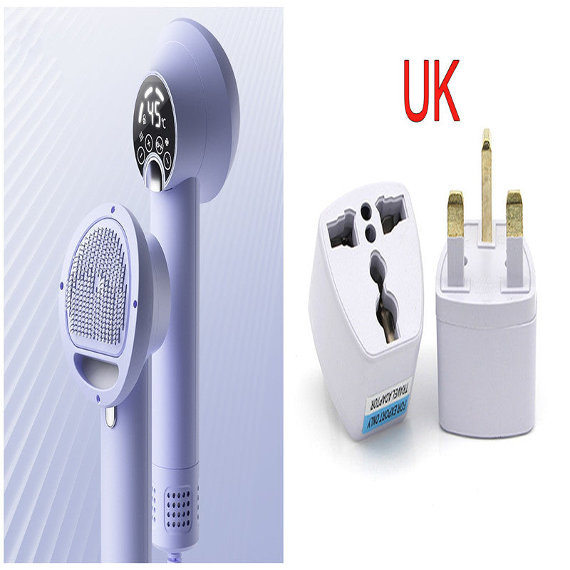 Smart Pet Hair Dryer with Comb – Silent Dog & Cat Grooming Tool
