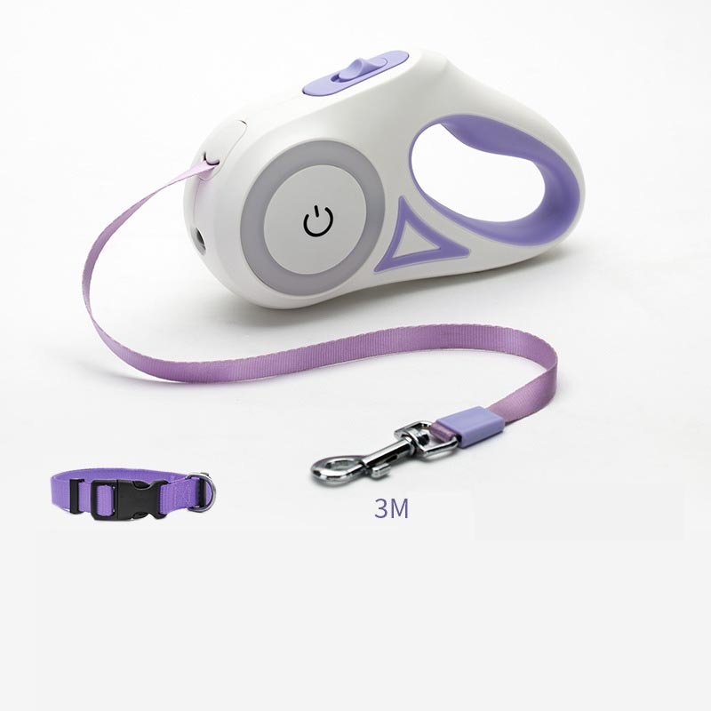 Retractable Dog Leash and Collar Combo: