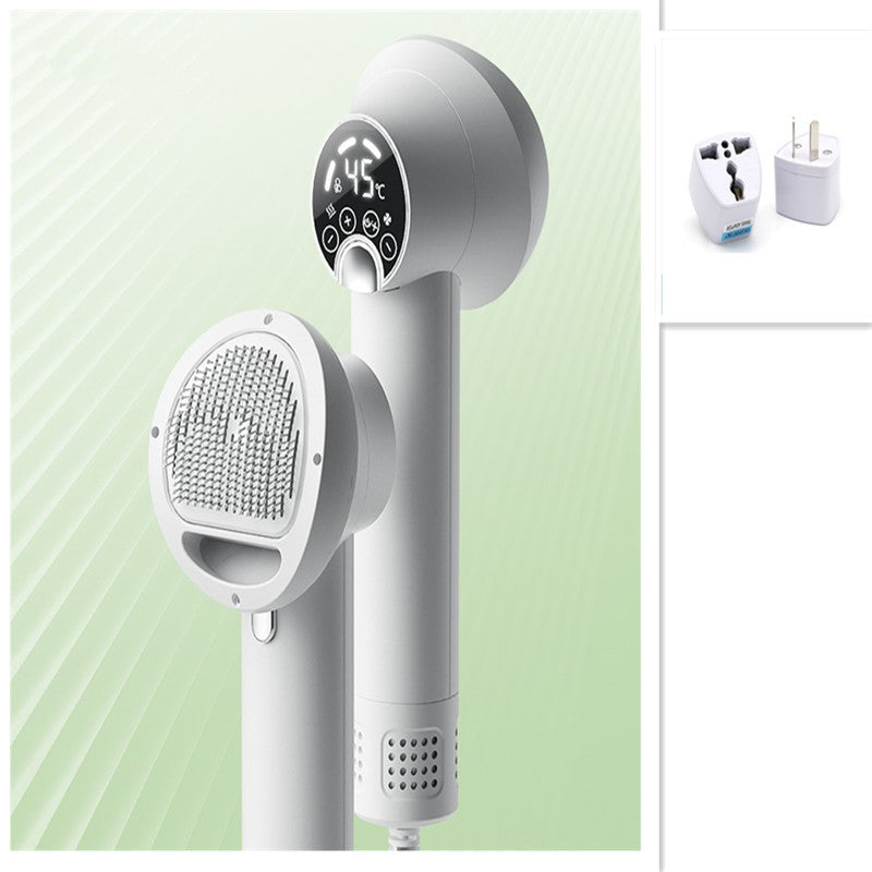Smart Pet Hair Dryer with Comb – Silent Dog & Cat Grooming Tool