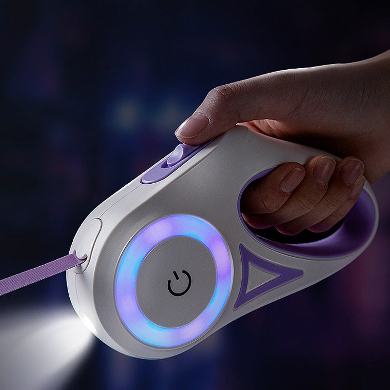 Retractable Dog Leash and Collar Combo: