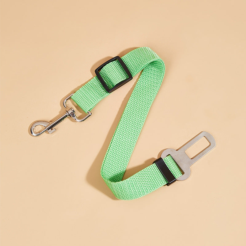 Dog Traction Belt with Telescopic Rope for Car Safety – Adjustable & Durable