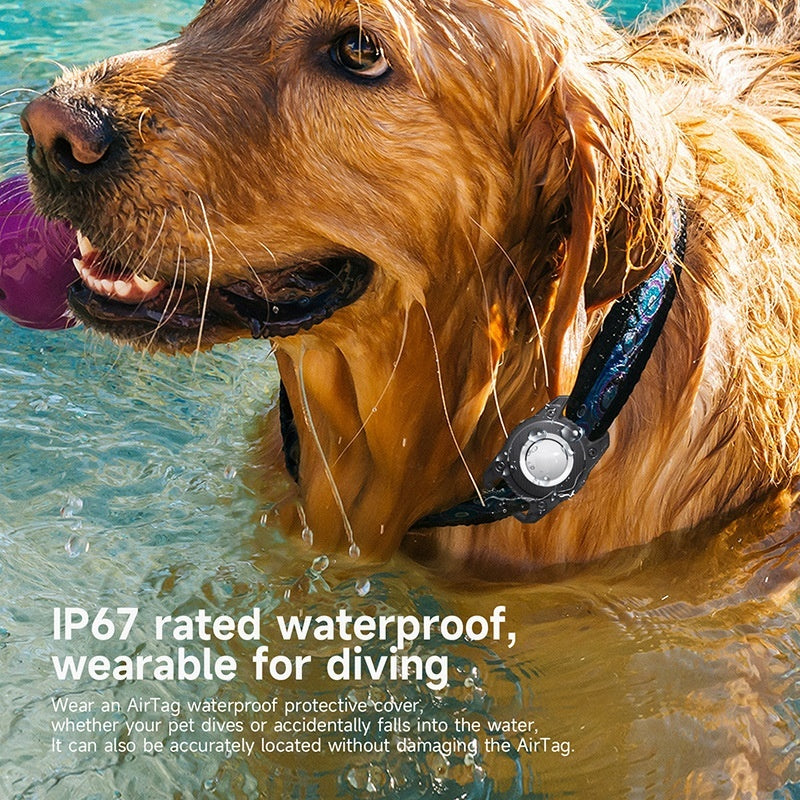 IP7 Waterproof Airtag Protective Case – Secure Locator Cover for Keys, Pets & Bags