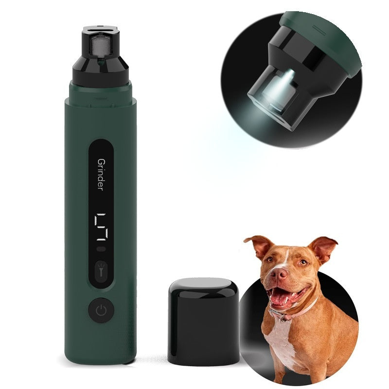 Dog Nail Grinder – Electric Pet Nail Trimmer for Dogs & Cats, Quiet & Rechargeable