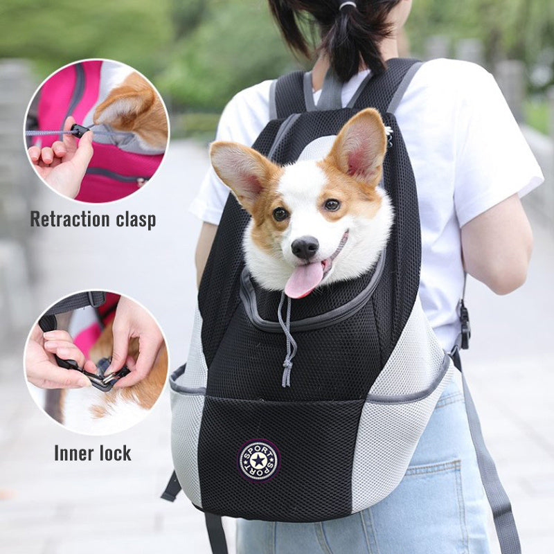 Portable Pet Backpack for Walks, Trips and Adventures