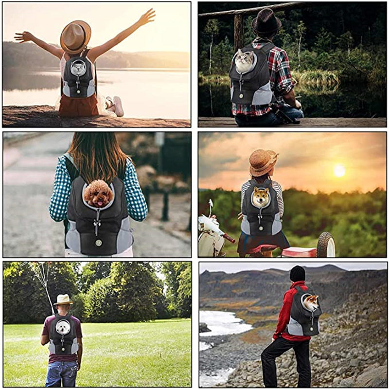 Portable Pet Backpack for Walks, Trips and Adventures